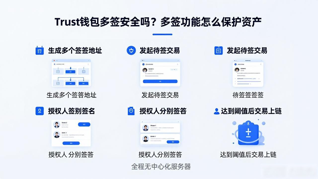 数字资产多签安全机制_Trust钱包多签功能_Trust钱包中的多签功能如何保障安全？