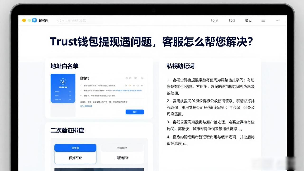 提现交易卡住在线客服解决_Trust钱包用户在提现中如何依赖客服支持?_Trust钱包提现客服求助