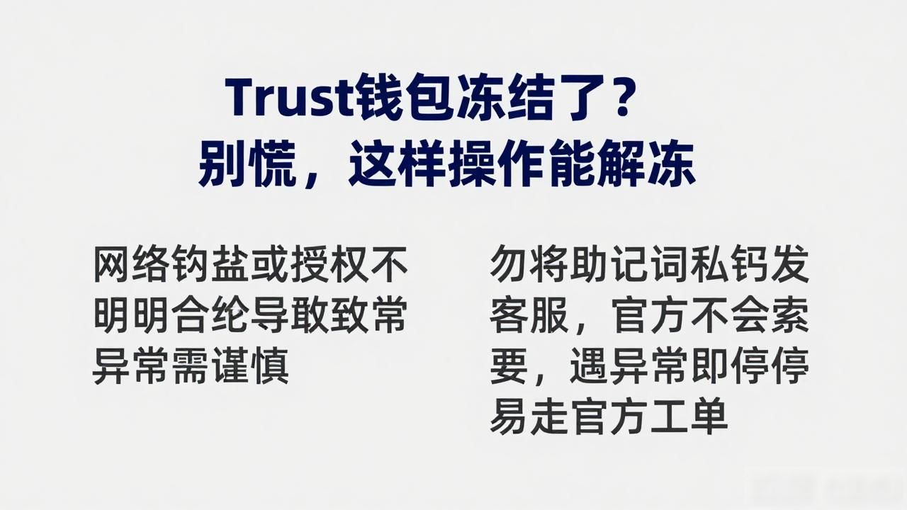 trust钱包被冻结_Trust钱包冻结处理_KYC资料补充解除流程