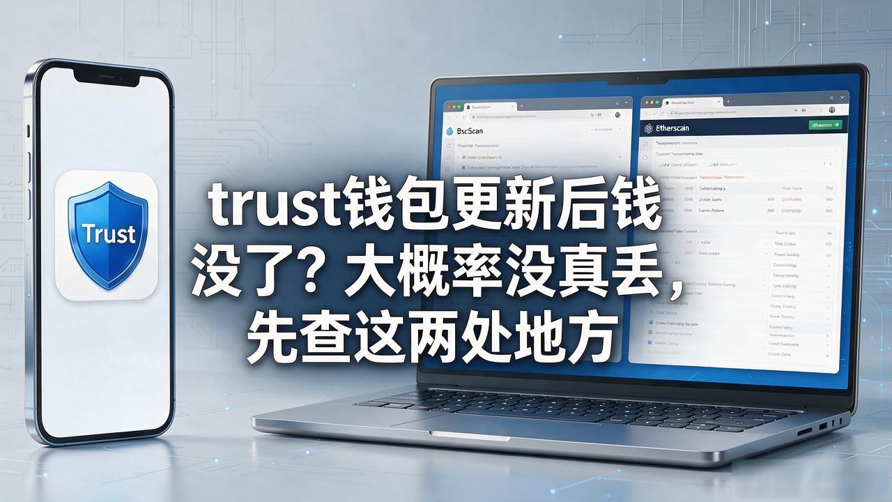 Trust钱包更新资产消失排查_Trust钱包升级后资产清零解决方法_trust钱包更新后钱没了