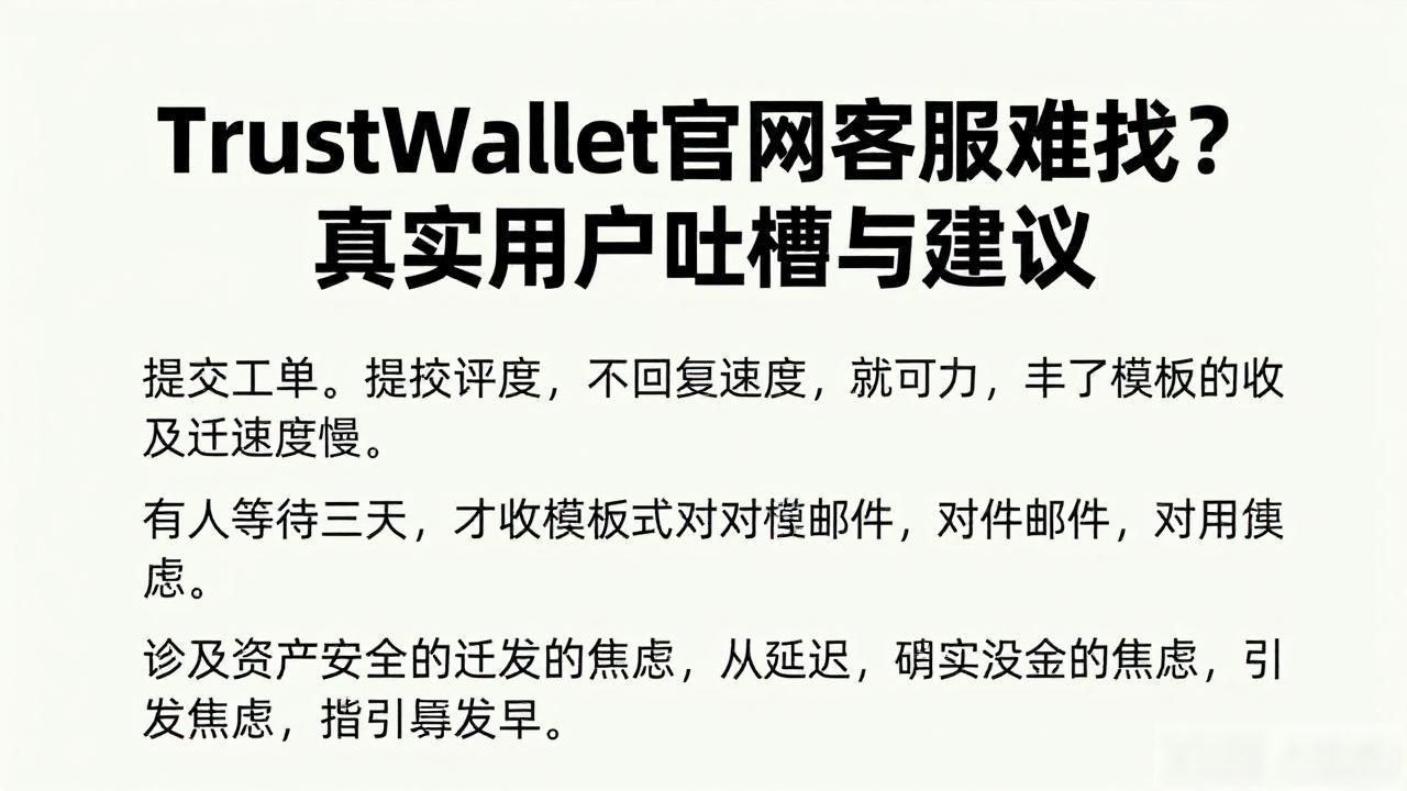 Trust Wallet 转账问题客服回复速度_Trust Wallet 官网客服体验_用户讨论:通过Trust Wallet官网获取帮助与服务的真实感受与建议。
