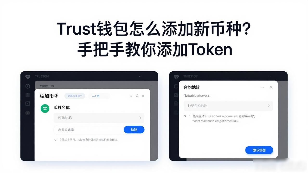 Trust Wallet添加新代币方法_Trust Wallet添加币种操作_trust钱包添加币种