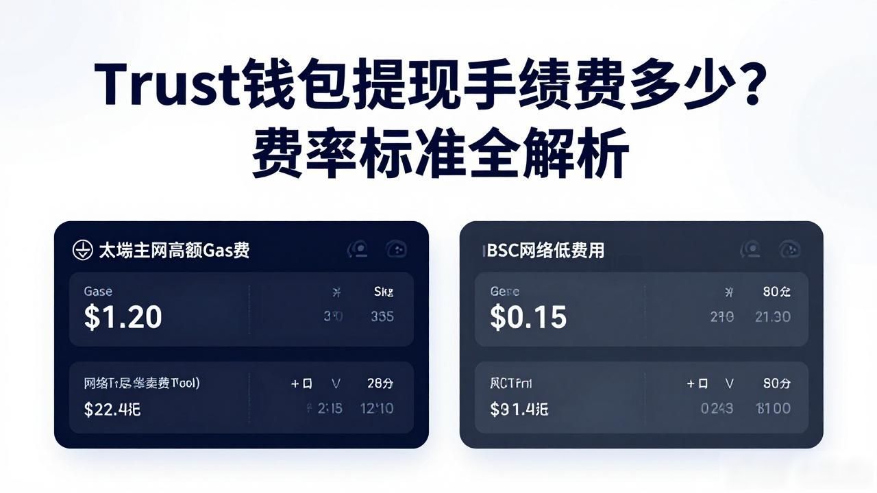 Trust钱包的提现费率标准及其影响_Trust钱包提现手续费_Trust钱包提现网络选择