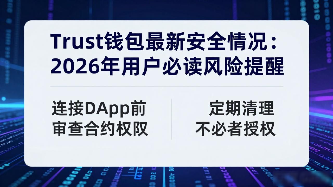 Trust钱包智能合约风险_Trust钱包安全事件_trust钱包最新安全情况