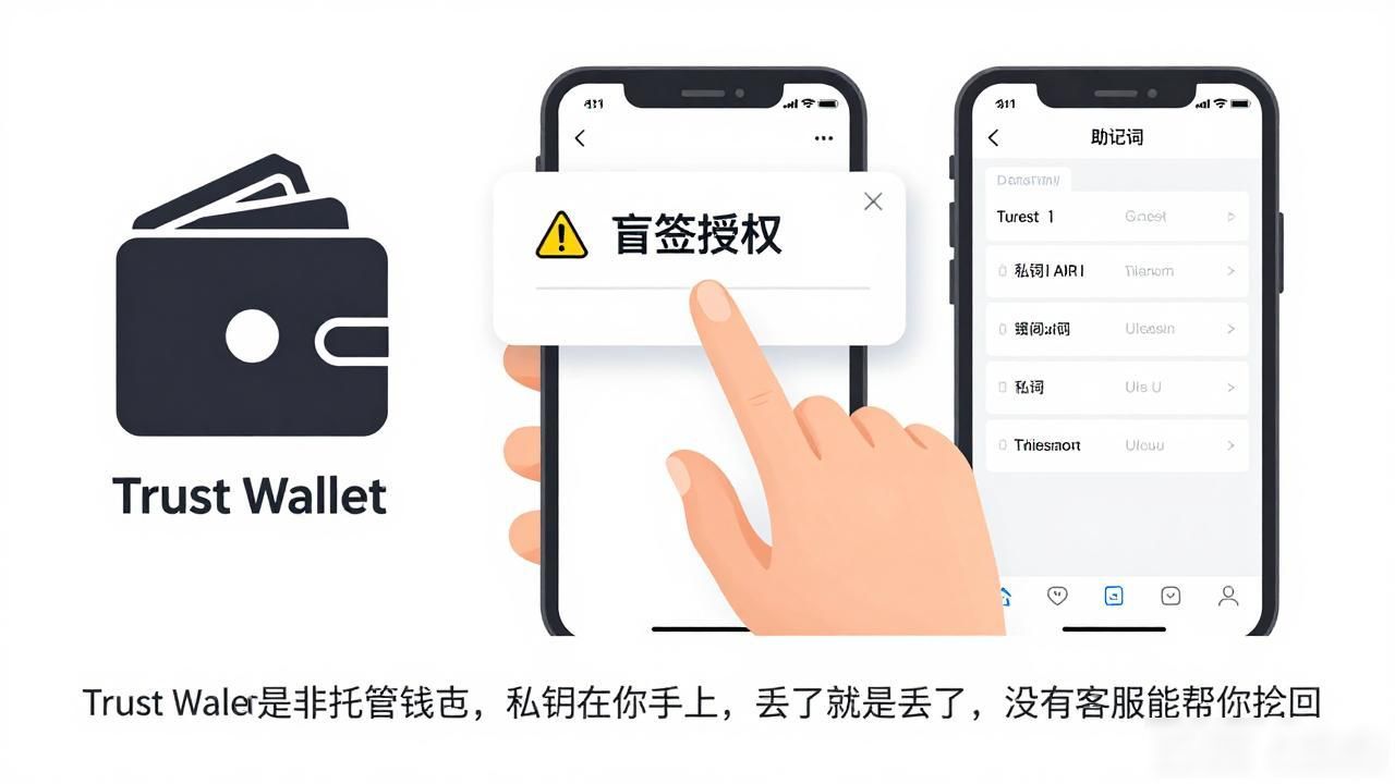 盲签授权假钓鱼网站助记词安全_Trust Wallet 钱包被盗案例：如何防范？_Trust Wallet被盗案例分析