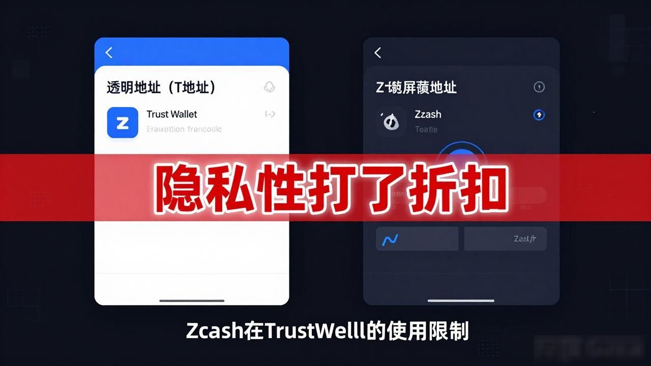 Trust Wallet 钱包与隐私币支持_Trust Wallet支持隐私币_Monero XMR Zcash ZEC Dash DASH隐私币支持情况