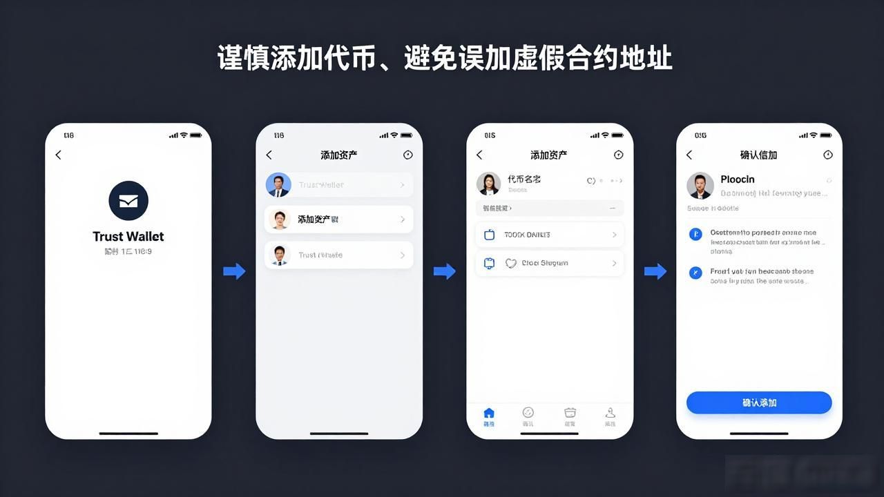 如何添加代币到Trust Wallet_Trust Wallet钱包中加入新资产的步骤,如何提高操作效率?_Trust Wallet添加新币种