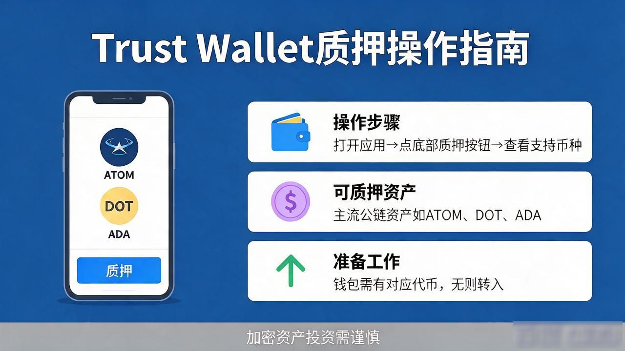 Trust Wallet质押注意事项_Trust Wallet质押操作详细步骤_如何利用Trust Wallet下载进行质押?