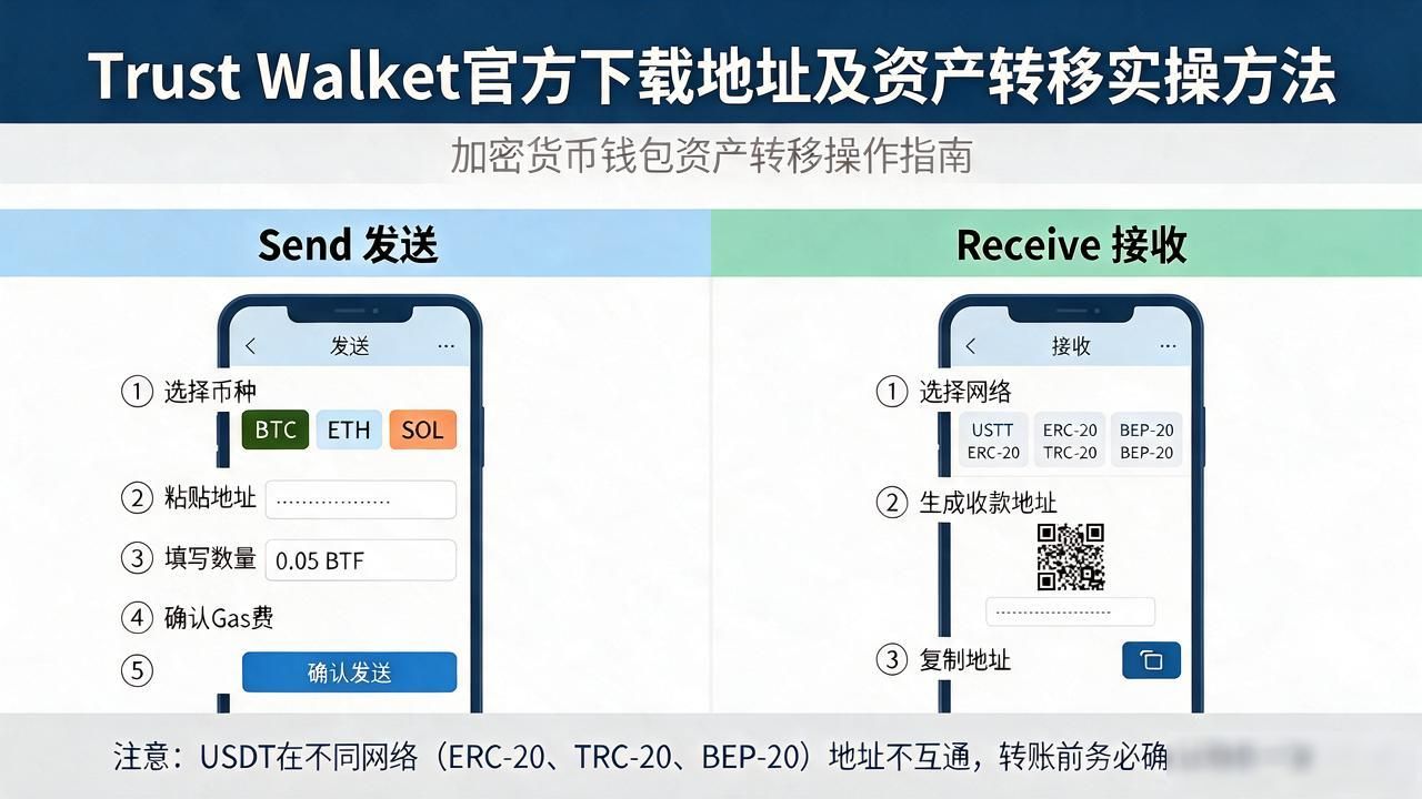 Trust Wallet转账归集教程_Trust Wallet官方下载渠道_如何通过Trust Wallet下载地址进行资产交流？