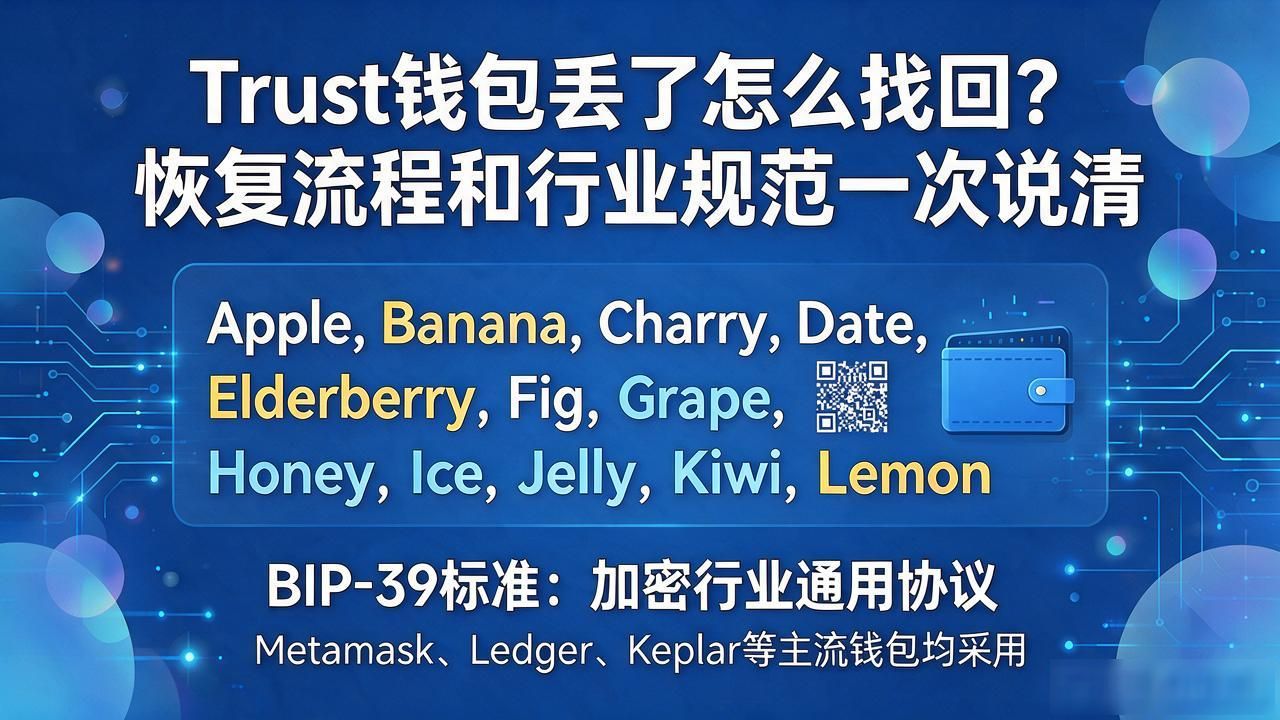 Trust钱包助记词恢复_去中心化钱包安全标准_Trust钱包的恢复流程与行业标准
