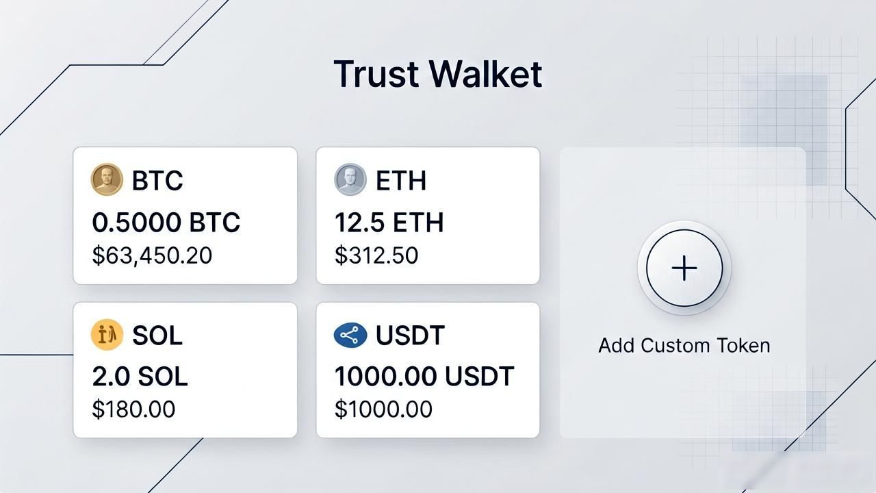 Trust Wallet App 的基本功能介绍_Trust Wallet免托管加密钱包App_支持80万数字资产ERC20BEP20