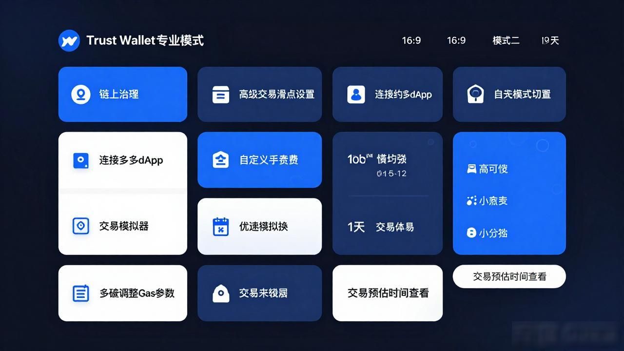 如何选择 Trust Wallet 中新版本的最佳选项？_Trust Wallet 简化模式 专业模式_Trust Wallet 新版界面 选择建议