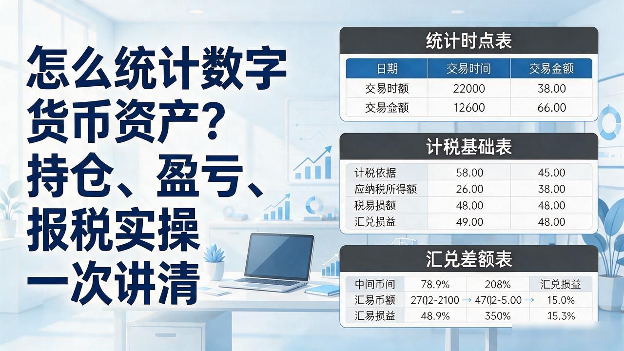 加密货币成本法选择与税务申报实务_如何统计数字货币_数字货币多平台持仓归集与台账管理方法