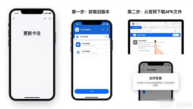windows更新解决问题_windows更新遇到问题_如何解决 Trust Wallet 中的更新问题？