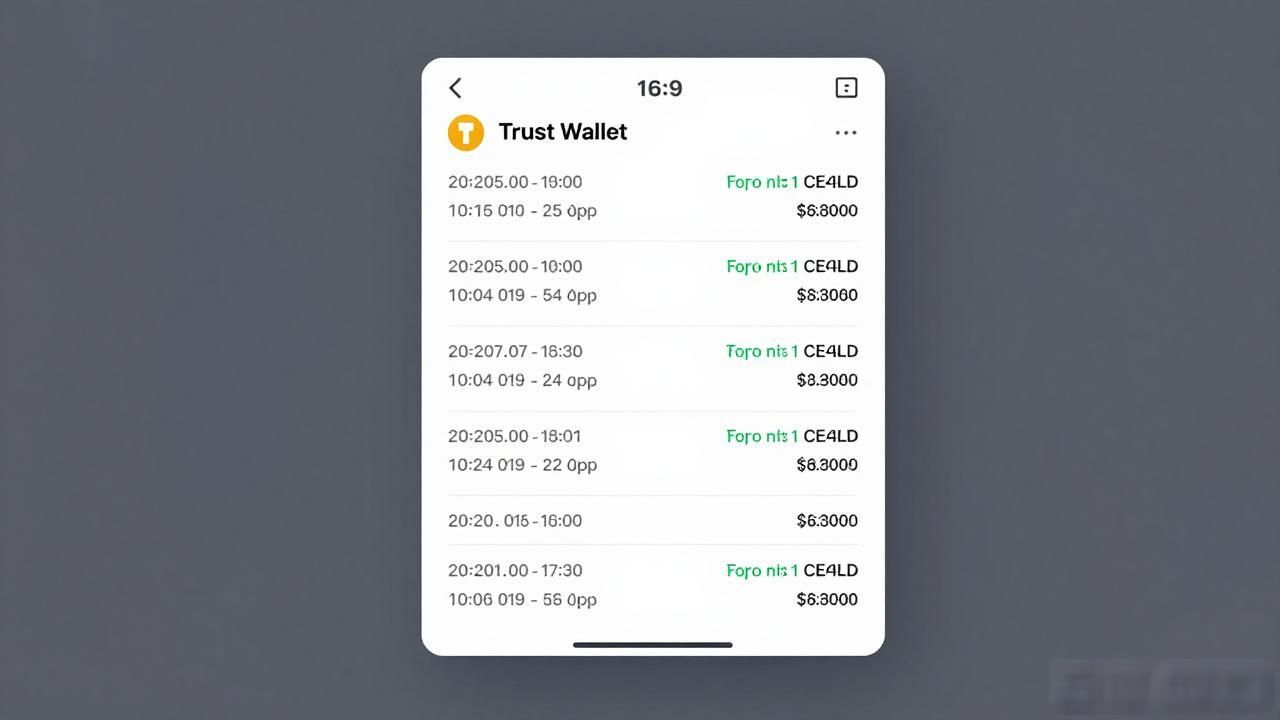 Trust Wallet App 的资金流入与流出监控_Trust Wallet怎么查看资金流入流出_Trust Wallet交易记录查看方法