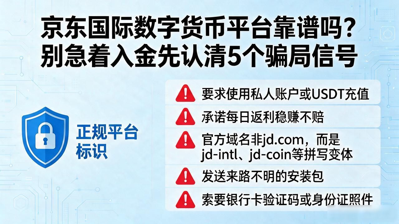 京东国际数字货币平台_京东从未推出数字货币交易平台_仿冒京东国际数字货币骗局辨别