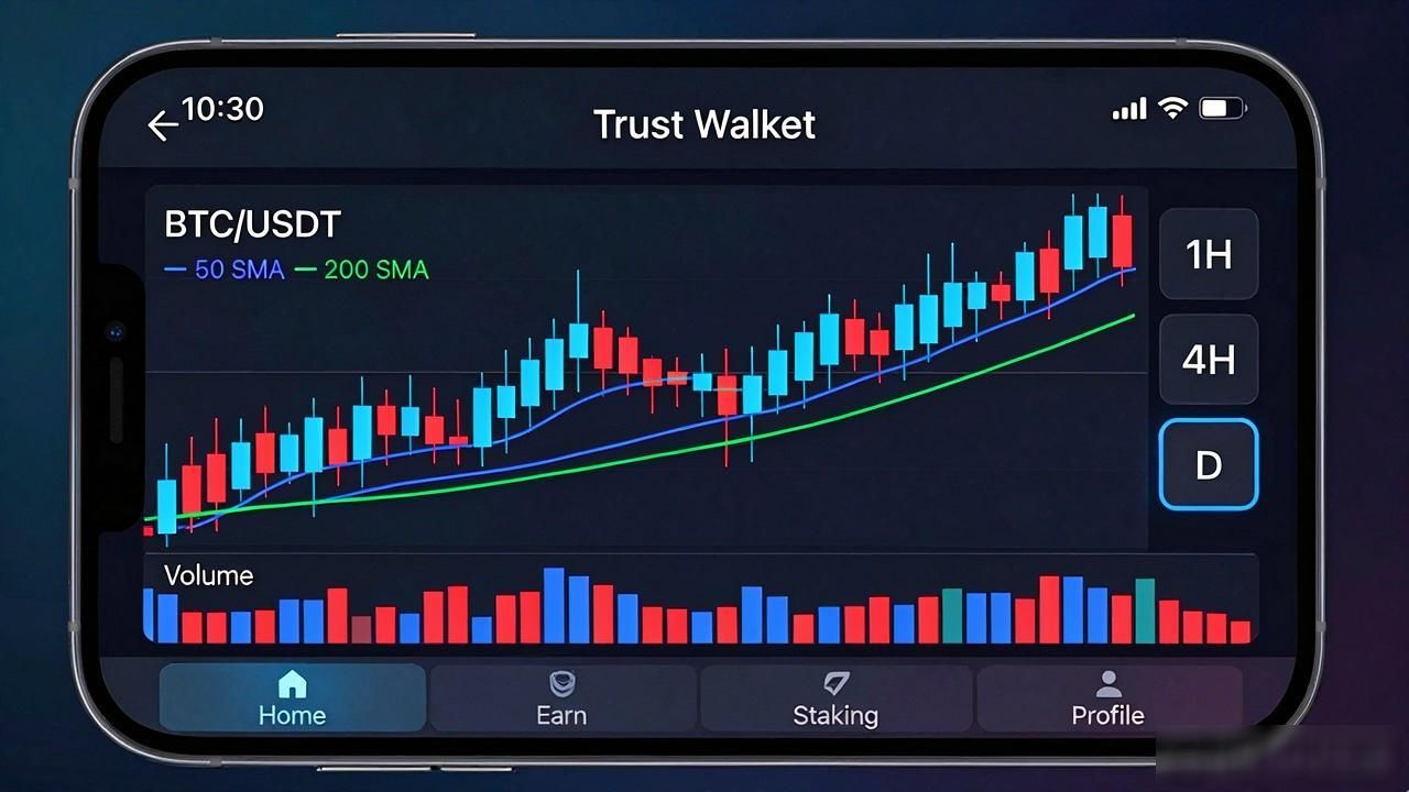 如何在Trust Wallet苹果版中进行市场分析？_苹果手机用Trust Wallet看币行情技巧_Trust Wallet苹果版市场分析工具使用方法