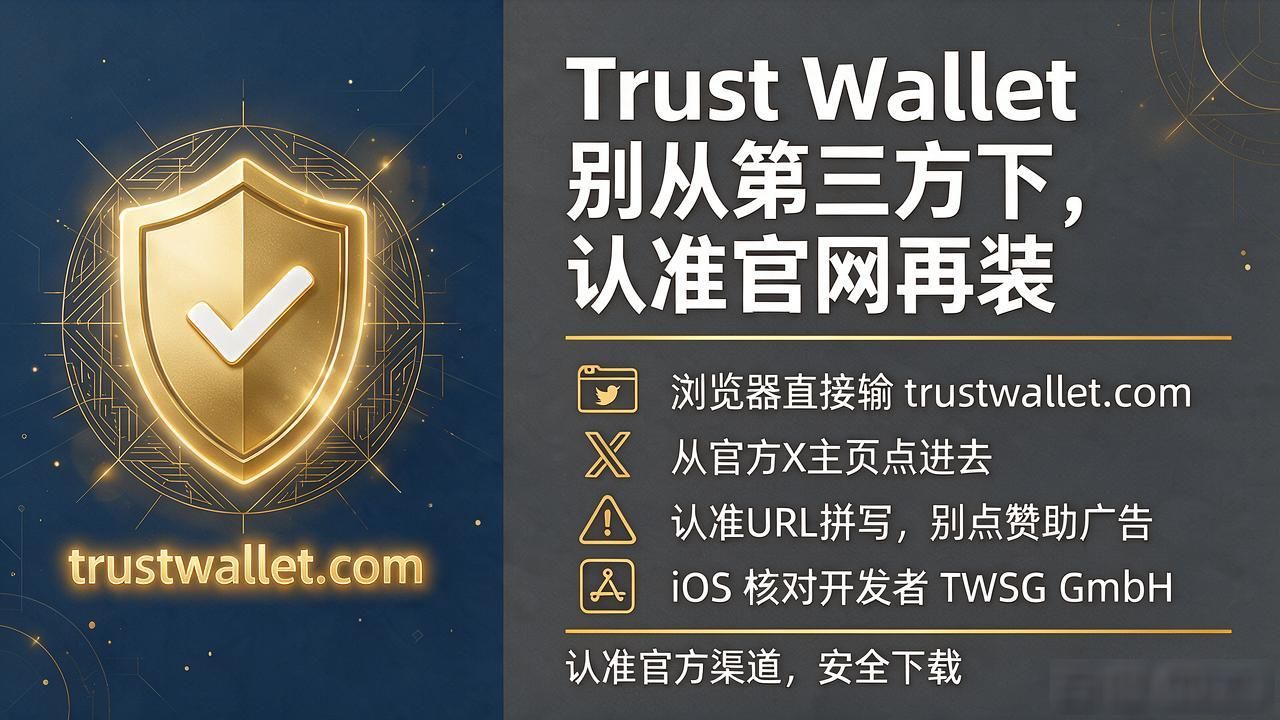 从官网获取Trust Wallet安装包避免私钥被盗_为什么选择 Trust Wallet 官网下载而非第三方？_Trust Wallet官网下载安全提醒