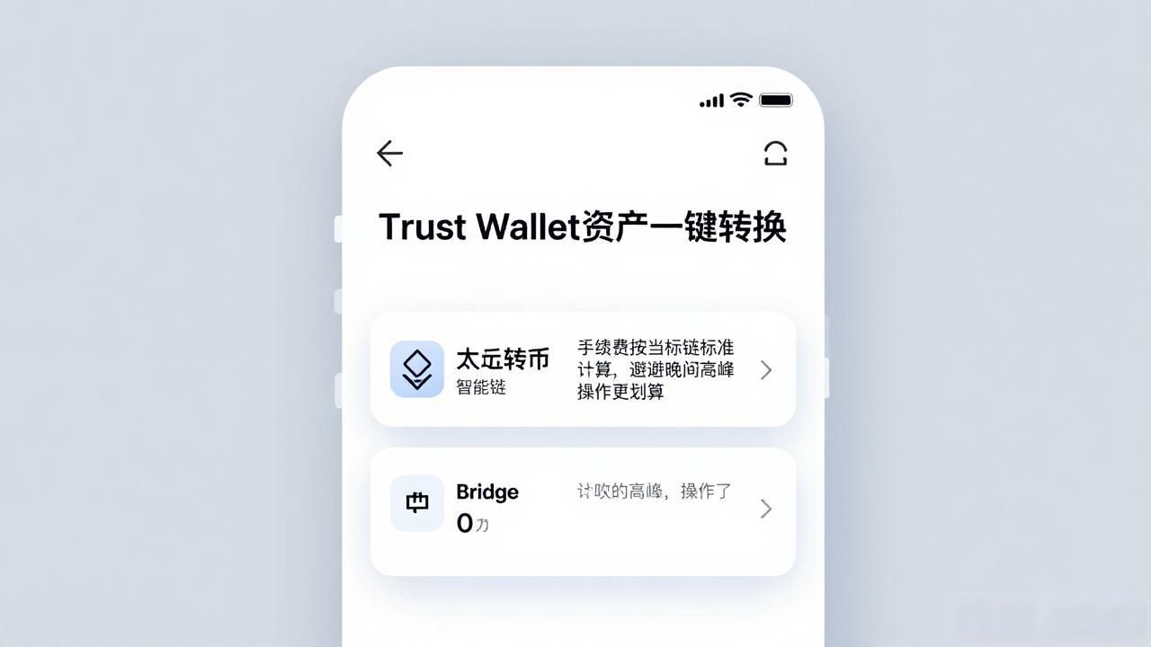 Trust Wallet资产转换方法_如何在Trust Wallet中快速完成资产转换?_Trust Wallet跨链转换技巧