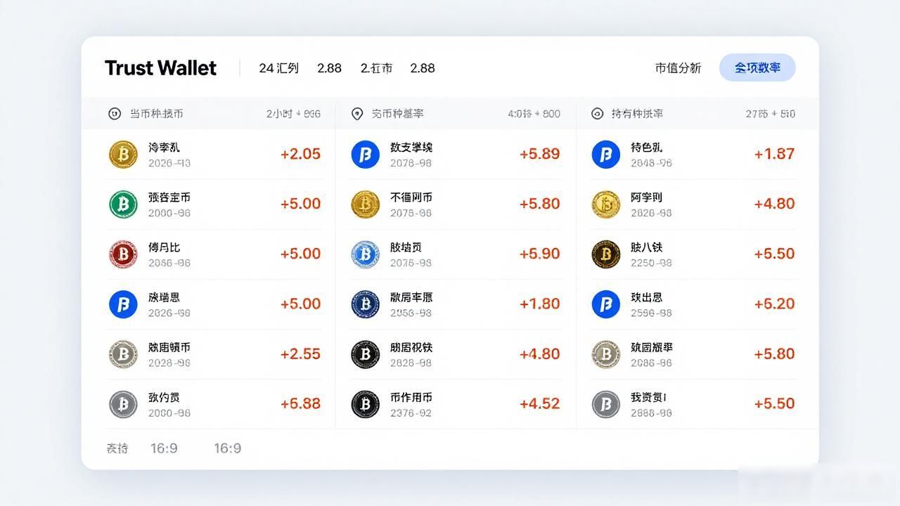 Trust Wallet Layer2 支持列表_Trust Wallet 新增币种_Trust Wallet 更新版本的货币种类增加