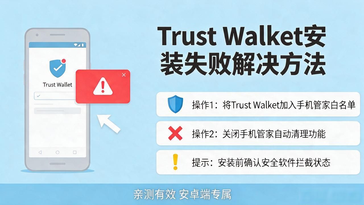 Trust Wallet 安装失败 原因 解决方法_Trust Wallet 钱包安装失败解决方案_存储空间不足 Trust Wallet 安装失败 解决技巧