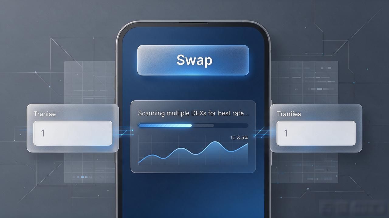 Trust Wallet内置DEX聚合器兑换教程_Trust Wallet App 的基本功能介绍_Trust Wallet非托管钱包使用方法