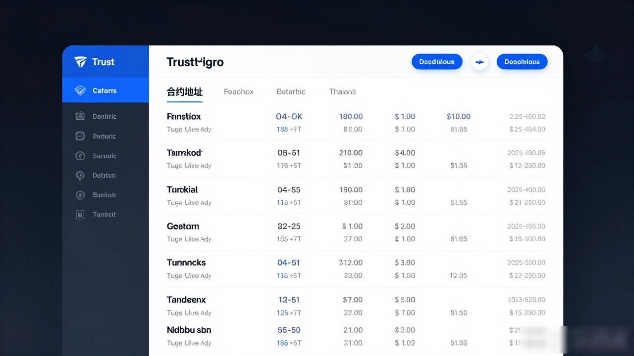Trust Wallet 的资金管理工具介绍_资产管理_Trust Wallet实用工具