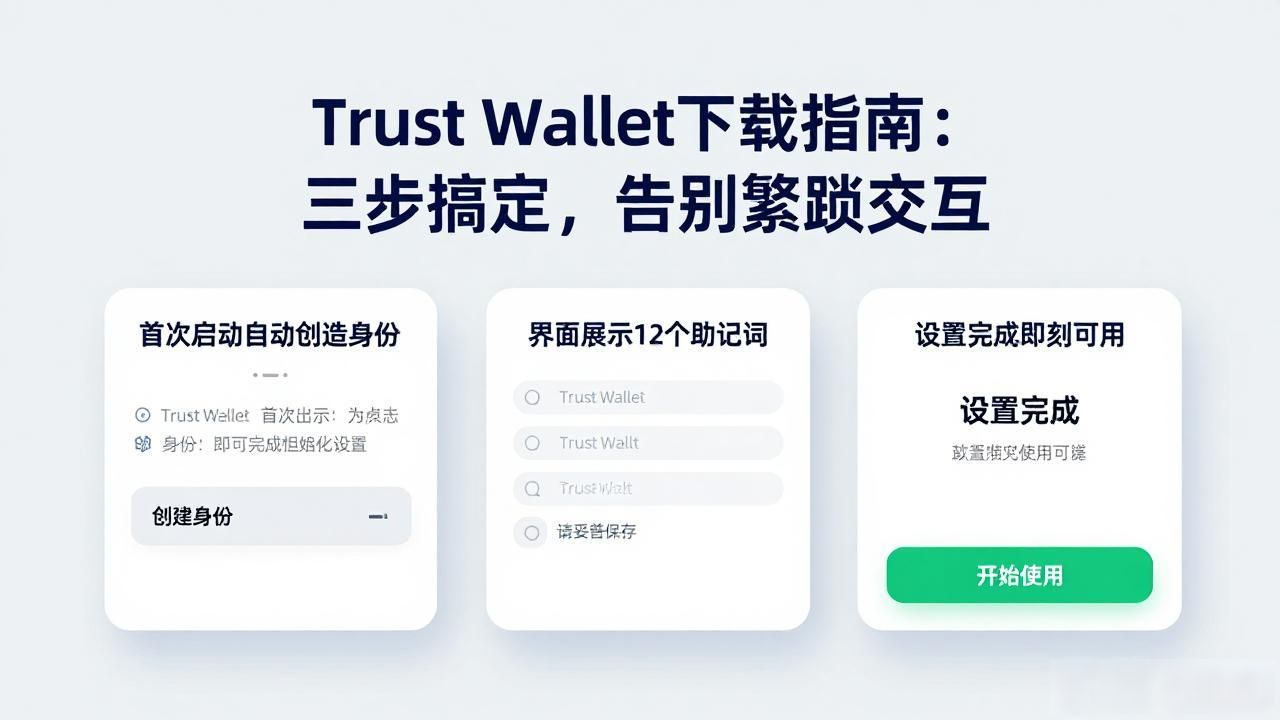 Trust Wallet的使用流程_Trust Wallet的优势_Trust Wallet 如何通过下载简化用户交互？