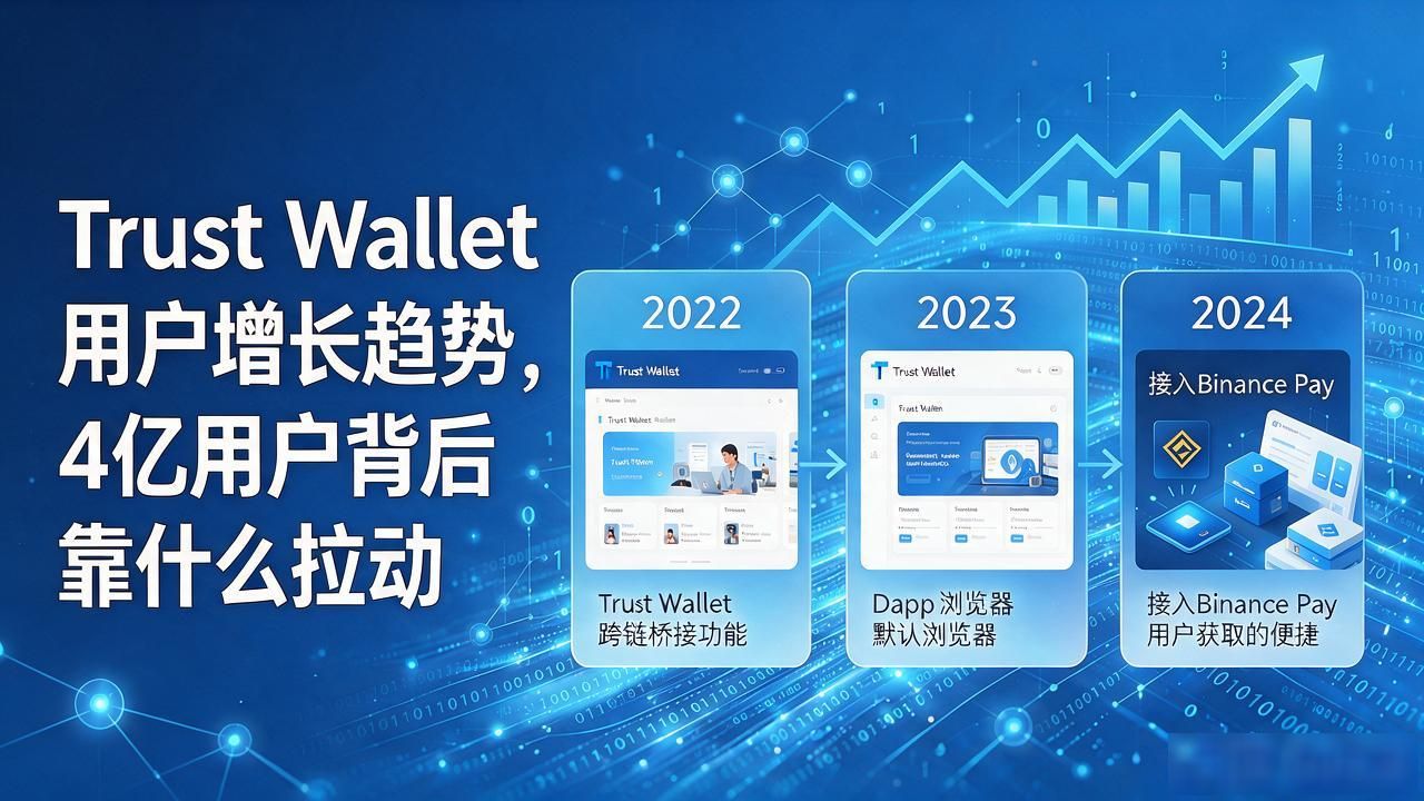 Trust Wallet 用户增长 分析_Trust Wallet Binance 生态 链上入口_Trust Wallet 的用户增长趋势分析