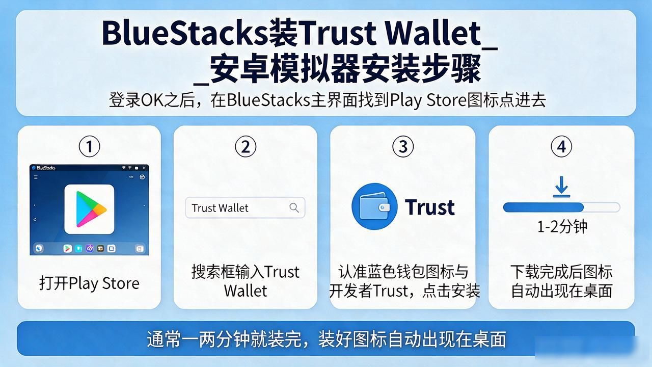 如何在模拟器（如BlueStacks）安装Trust Wallet？_BlueStacks安装Trust Wallet教程_Trust Wallet电脑版使用技巧