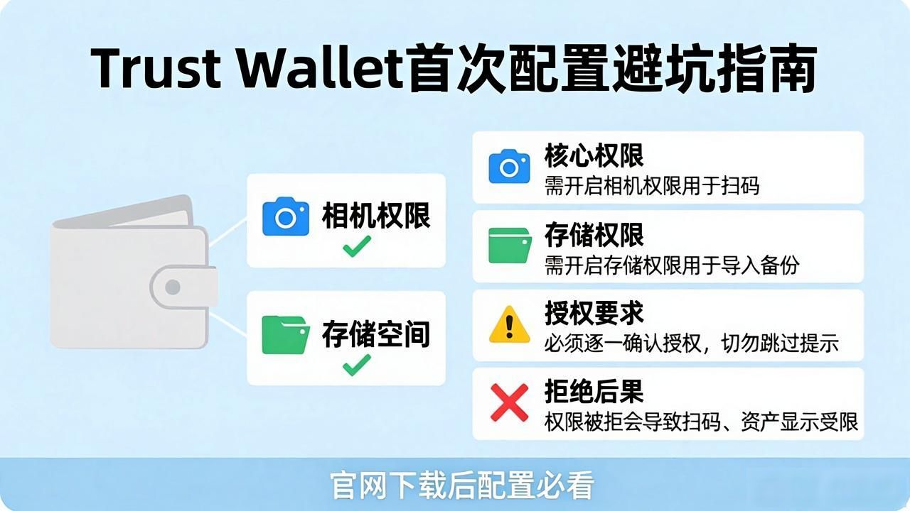 Trust Wallet 官网下载的常见配置问题_Trust Wallet 权限授予相机存储空间_Trust Wallet 官网下载版本选择