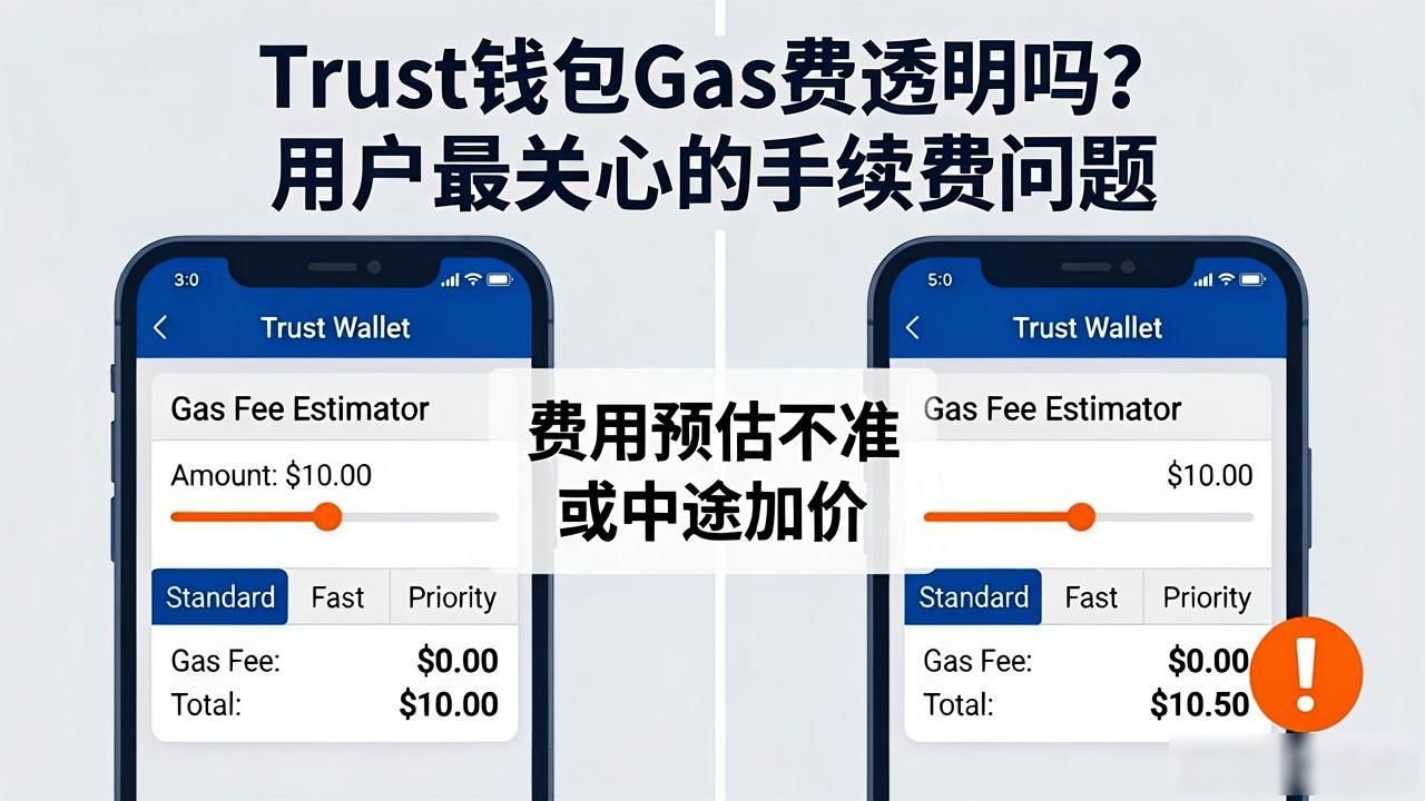 Trust钱包Gas费透明度_Trust钱包网络费用的透明度与用户信任_加密货币交易手续费混淆问题