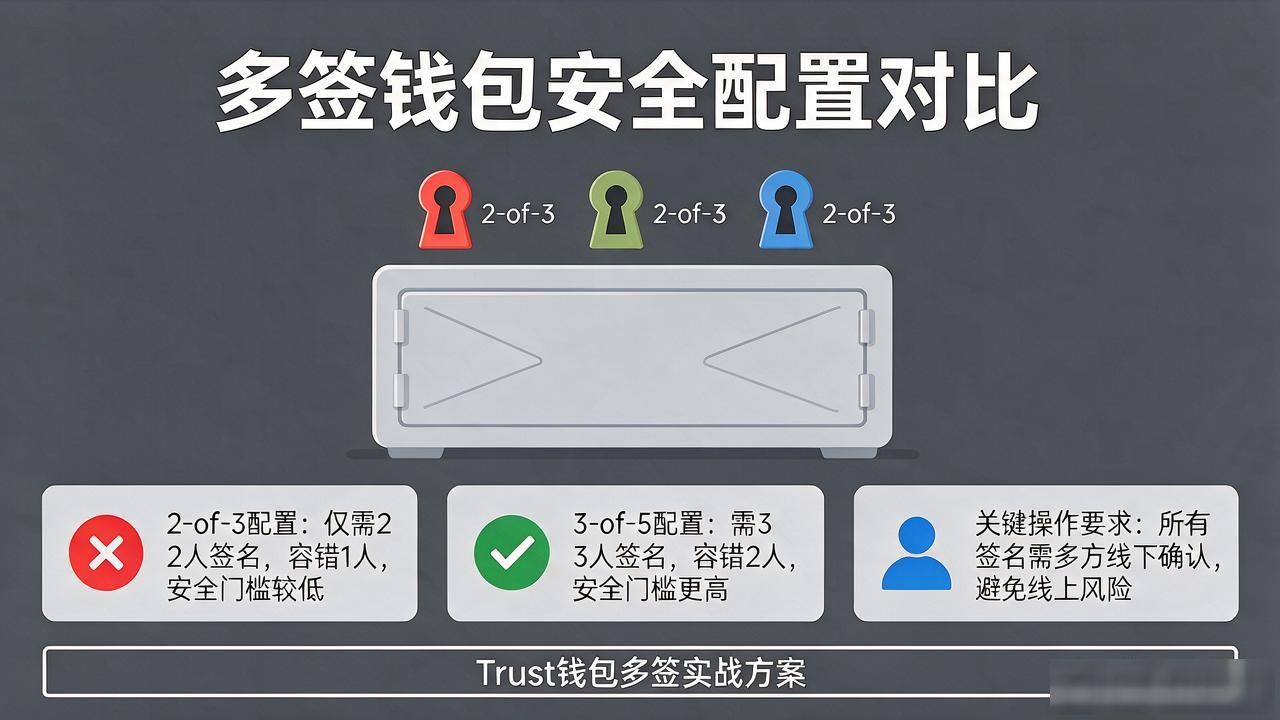 多签钱包私钥管理_Trust钱包多签的技术挑剔与应对措施_权限配置风险