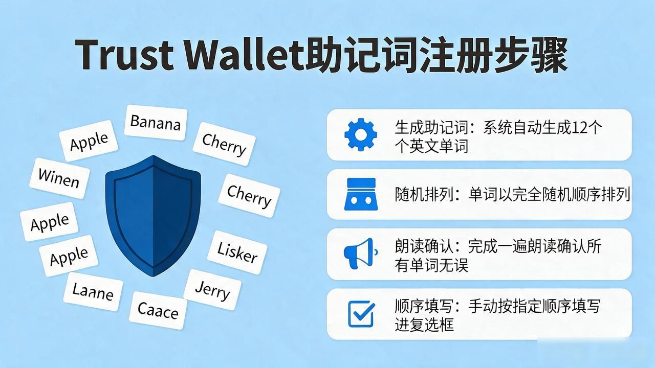 Trust Wallet助记词保存方法_Trust Wallet App 用户注册流程与注意事项_Trust Wallet注册容易忽视的关键细节