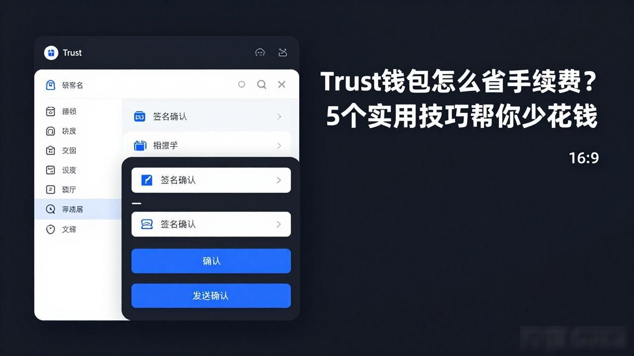 Trust钱包用户如何利用手续费筹划策略?_理解Gas费构成机制_Trust钱包加密资产交易节省手续费方法