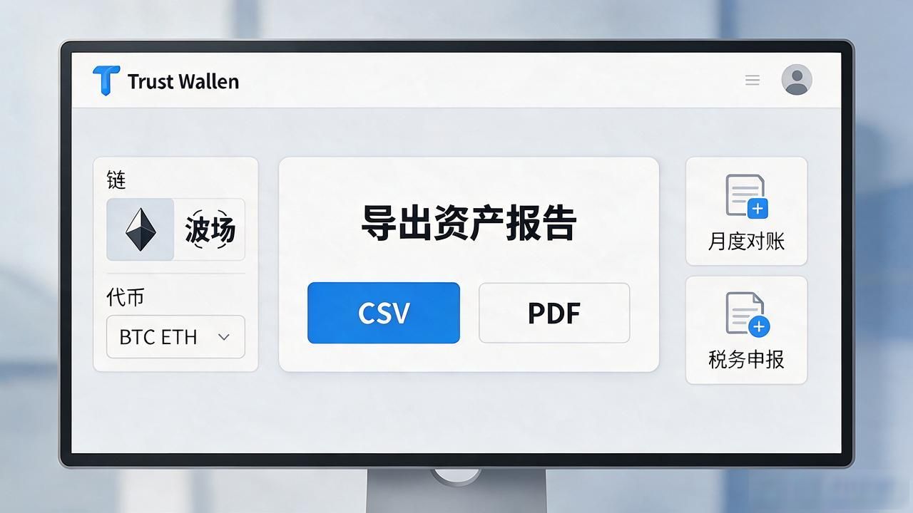 Trust Wallet监控代币余额价格波动交易记录_Trust Wallet导出资产数据交易明细做账_Trust Wallet中数字资产的监控与下载功能
