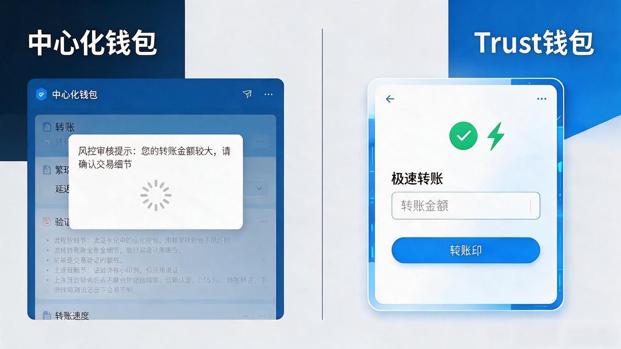 中心化钱包与自托管区别_Trust钱包与传统中心化钱包的不同之处_Trust钱包私钥归属
