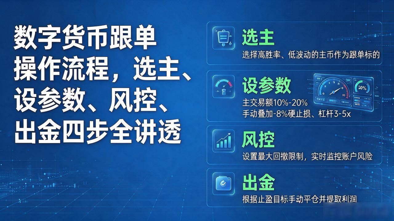 数字货币跟单操作指南_选主风控参数设置_数字货币跟单操作流程