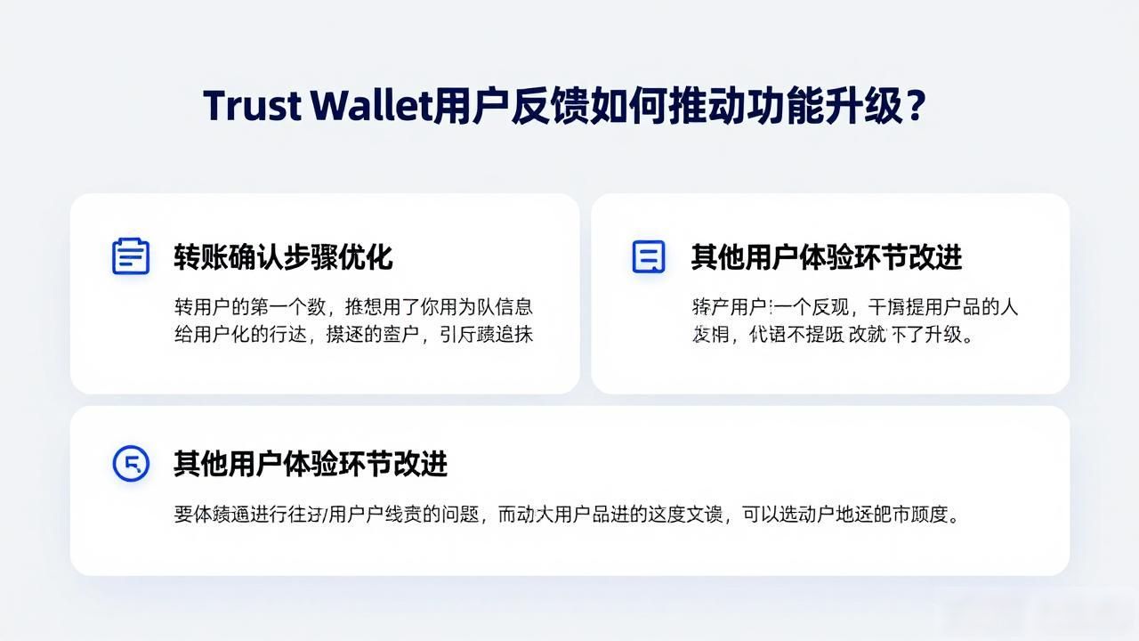 用户反馈指导产品迭代_用户支持加密钱包_Trust Wallet 如何通过用户支持改善功能？