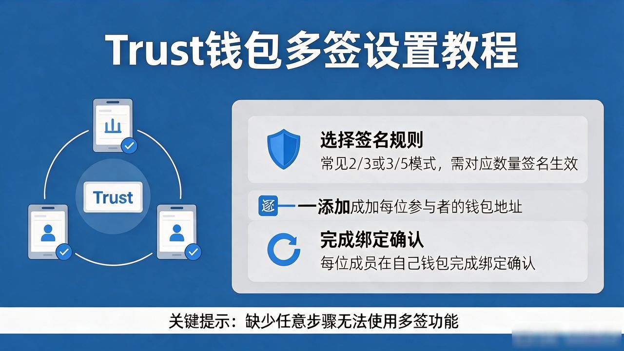 Trust钱包多签钱包创建流程_Trust钱包多签设置与操作手册_管理加密资产多签钱包设置