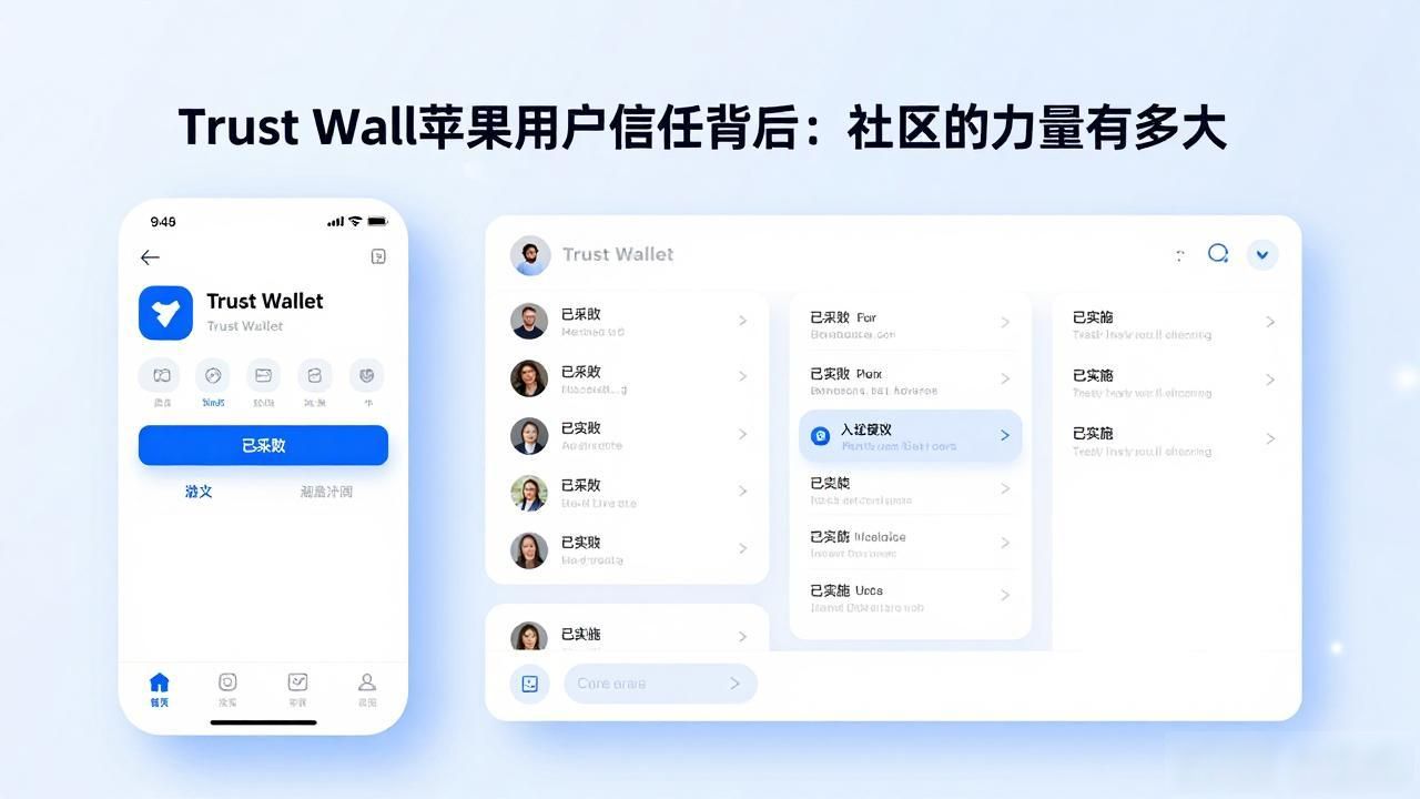 苹果用户加密钱包选择标准_Trust Wallet苹果版用户的信任与社区参与_Trust Wallet iOS社区生态