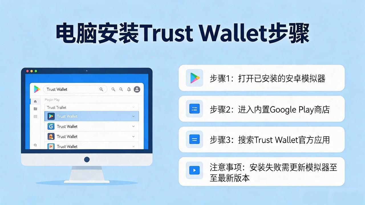 Trust Wallet电脑版_安卓模拟器使用教程_如何在电脑上下载 Trust Wallet 钱包？